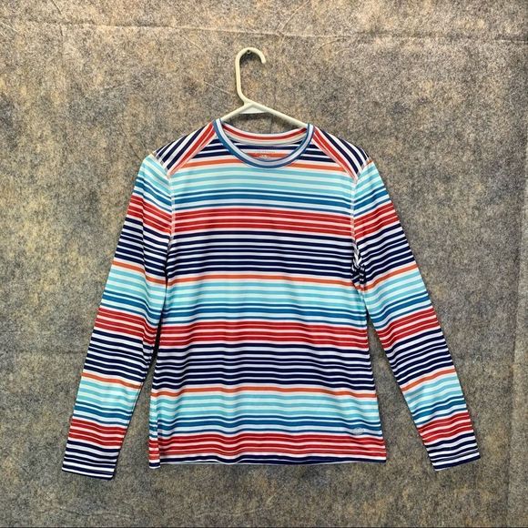 Reel Legends Other - Reel Legends Shirt Men's Small Adult Medium Blue Orange Long Sleeve Lightweight